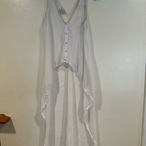 Bebe white cover up